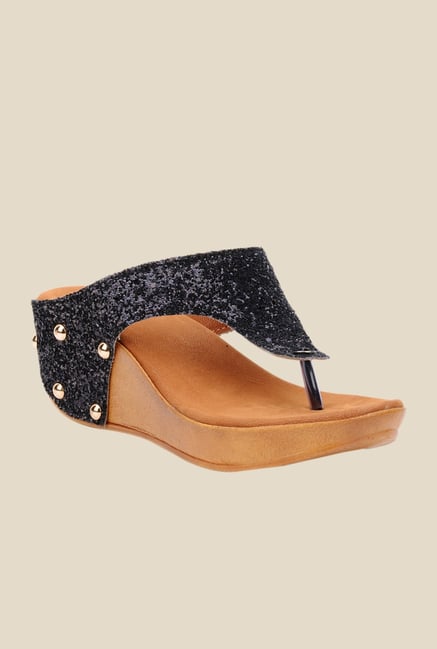 Bruno Manetti Black Thong Sandals Bruno Manetti Black Thong Sandals