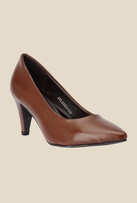 Bruno Manetti Brown Stiletto Heeled Pumps Bruno Manetti Brown Stiletto Heeled Pumps