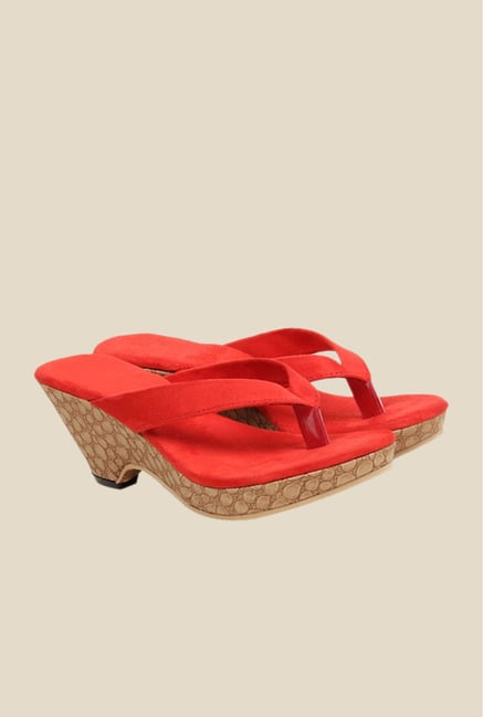 Bruno Manetti Red Thong Sandals Bruno Manetti Red Thong Sandals