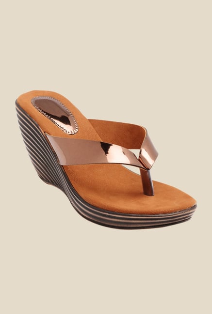 Bruno Manetti Copper Thong Sandals Bruno Manetti Copper Thong Sandals