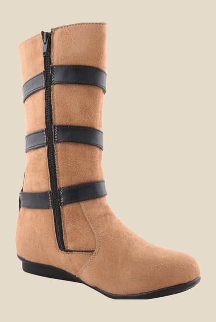 Bruno Manetti Beige Flat Booties Bruno Manetti Beige Flat Booties