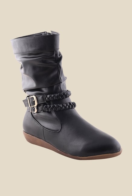Bruno Manetti Black Flat Booties Bruno Manetti Black Flat Booties