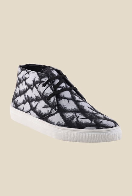 Bruno Manetti Black & Grey Chukka Sneakers Bruno Manetti Black & Grey Chukka Sneakers