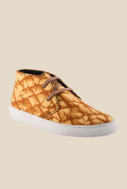 Bruno Manetti Tan & Brown Chukka Sneakers Bruno Manetti Tan & Brown Chukka Sneakers
