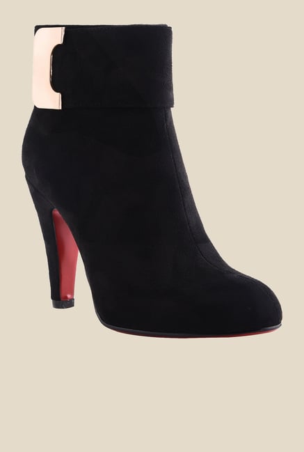 Bruno Manetti Black Stiletto Heeled Booties Bruno Manetti Black Stiletto Heeled Booties