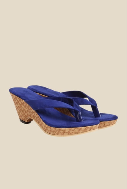 Bruno Manetti Blue Thong Sandals Bruno Manetti Blue Thong Sandals