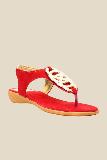 Bruno Manetti Red Sling Back Sandals Bruno Manetti Red Sling Back Sandals