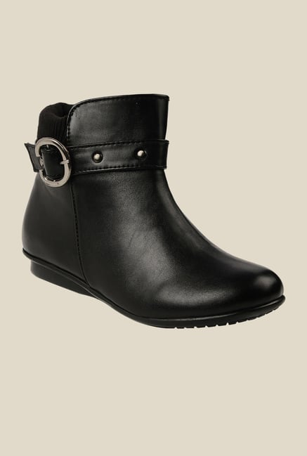 Bruno Manetti Black Flat Booties Bruno Manetti Black Flat Booties