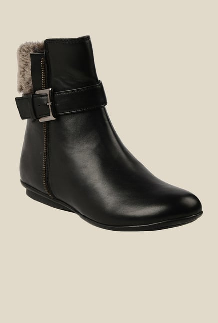 Bruno Manetti Black Flat Booties Bruno Manetti Black Flat Booties