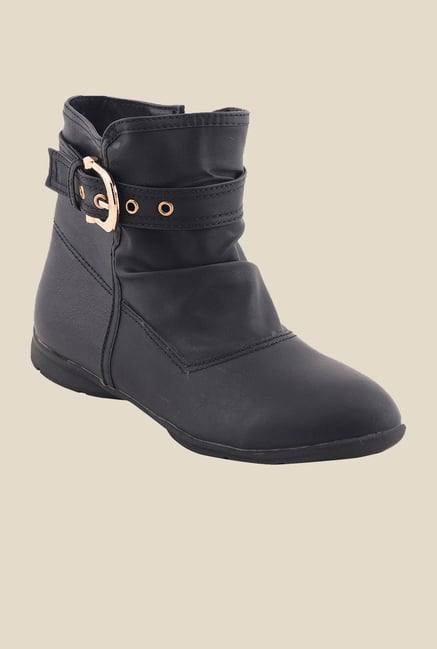 Bruno Manetti Black Flat Booties Bruno Manetti Black Flat Booties