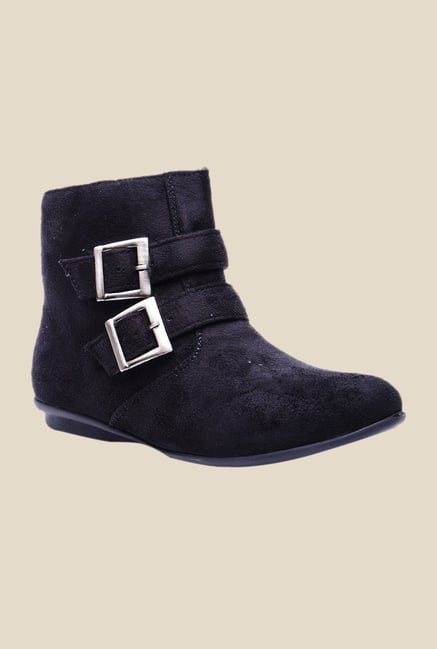 Bruno Manetti Black Flat Booties Bruno Manetti Black Flat Booties