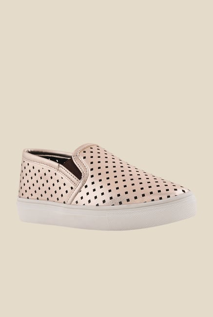 Bruno Manetti Gold & White Plimsolls Bruno Manetti Gold & White Plimsolls