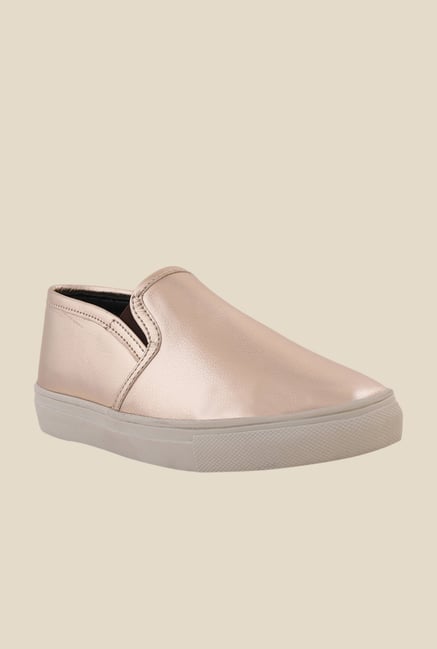 Bruno Manetti Gold & White Plimsolls Bruno Manetti Gold & White Plimsolls