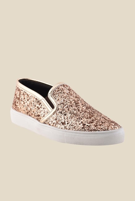 Bruno Manetti Gold & White Plimsolls Bruno Manetti Gold & White Plimsolls