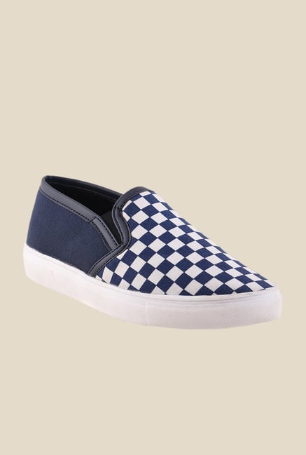 Bruno Manetti Blue & White Plimsolls Bruno Manetti Blue & White Plimsolls