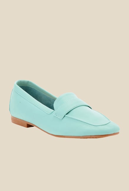 Bruno Manetti Turquoise Casual Loafers Bruno Manetti Turquoise Casual Loafers