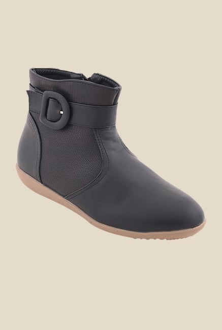 Bruno Manetti Black Flat Booties Bruno Manetti Black Flat Booties