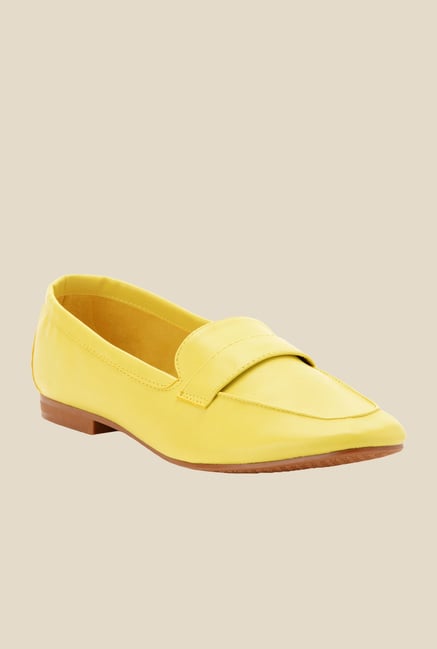 Bruno Manetti Yellow Casual Loafers Bruno Manetti Yellow Casual Loafers