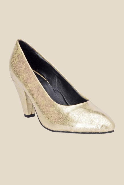 Bruno Manetti Golden Stiletto Heeled Pumps Bruno Manetti Golden Stiletto Heeled Pumps