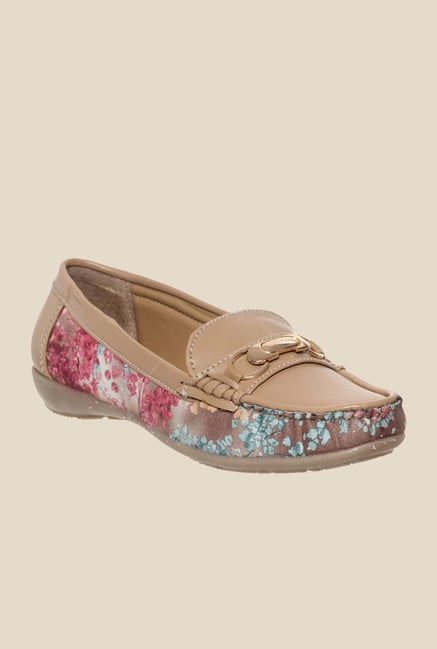 Bruno Manetti Beige & Brown Loafers Bruno Manetti Beige & Brown Loafers