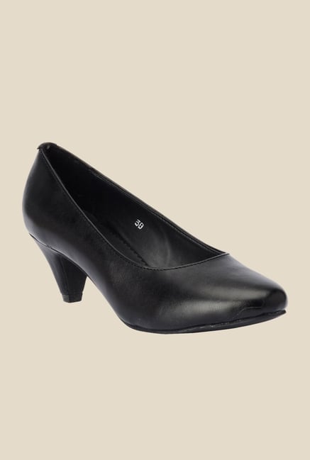 Bruno Manetti Black Kitten Heeled Pumps Bruno Manetti Black Kitten Heeled Pumps