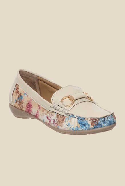 Bruno Manetti Beige & Brown Loafers Bruno Manetti Beige & Brown Loafers