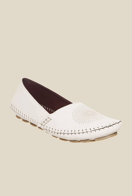 Bruno Manetti White Casual Loafers Bruno Manetti White Casual Loafers