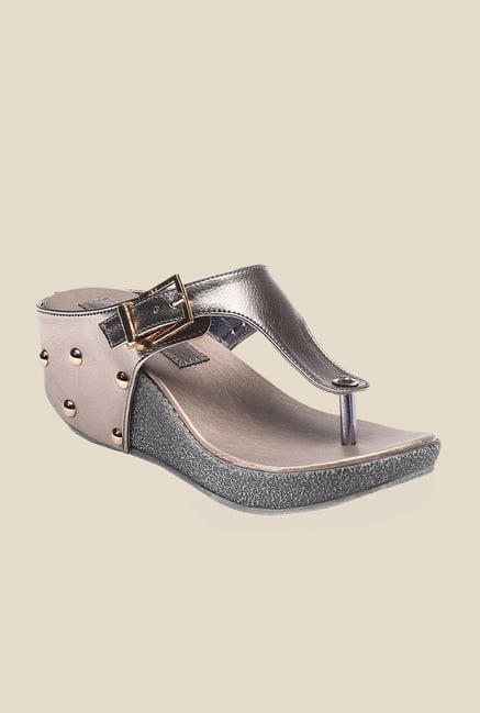 Bruno Manetti Grey Thong Sandals Bruno Manetti Grey Thong Sandals