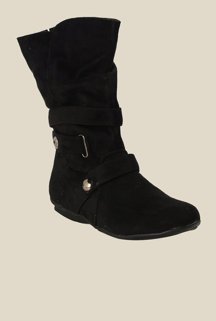 Bruno Manetti Black Flat Booties Bruno Manetti Black Flat Booties