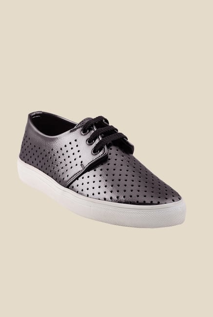 Bruno Manetti Dark Grey & White Derby Sneakers Bruno Manetti Dark Grey & White Derby Sneakers