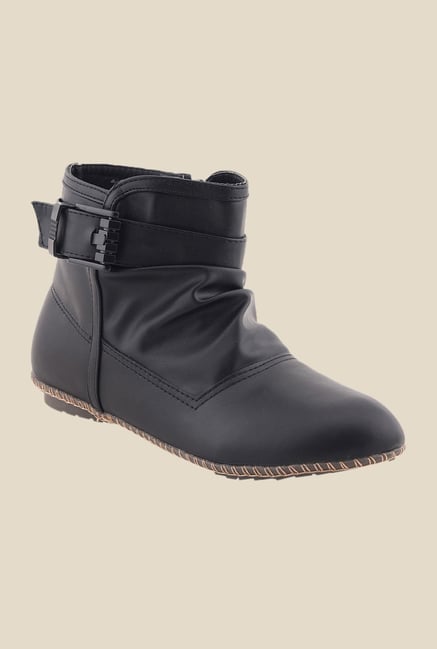 Bruno Manetti Black Flat Booties Bruno Manetti Black Flat Booties