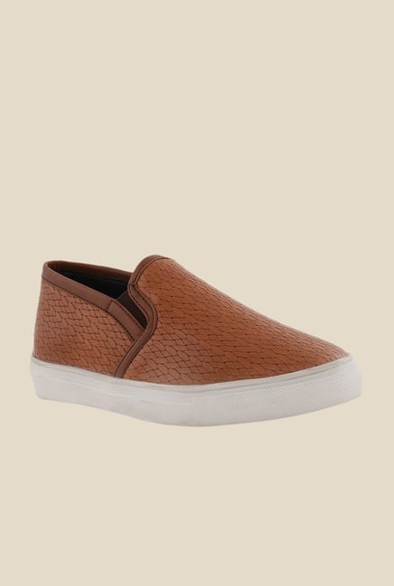 Bruno Manetti Tan & White Plimsolls Bruno Manetti Tan & White Plimsolls