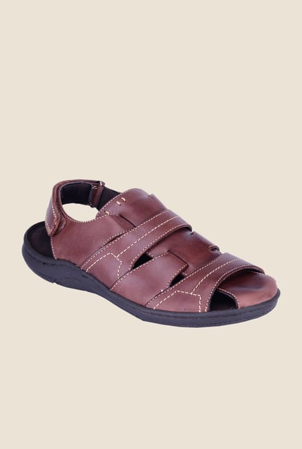 Khadim's British Walkers Brown Fisherman Sandals Khadim's British Walkers Brown Fisherman Sandals