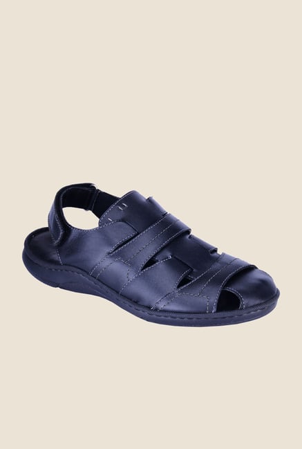 Khadim's British Walkers Black Fisherman Sandals Khadim's British Walkers Black Fisherman Sandals