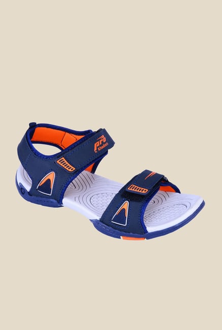 Khadim's Pro Blue & Orange Floater Sandals Khadim's Pro Blue & Orange Floater Sandals