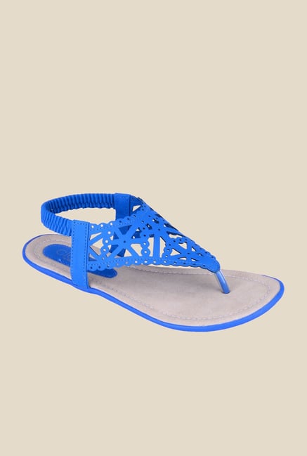 Khadim's Cleo Blue Sling Back Sandals Khadim's Cleo Blue Sling Back Sandals