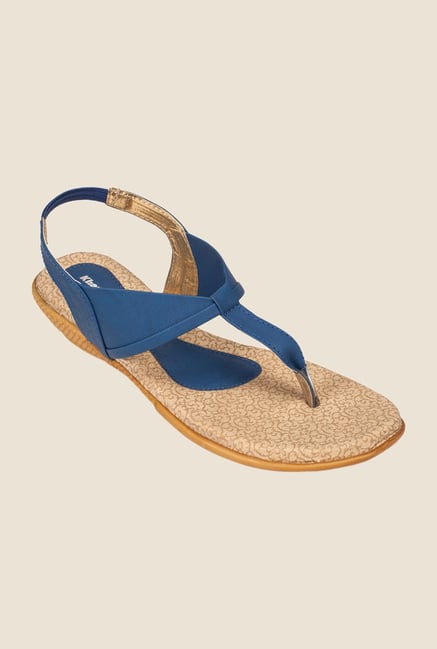 Khadim's Navy Sling Back Sandals Khadim's Navy Sling Back Sandals