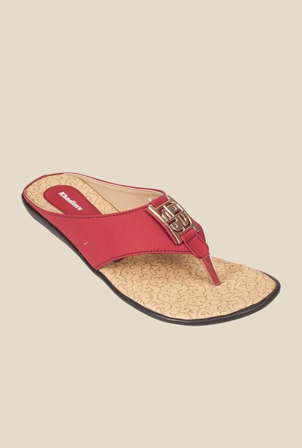 Khadim's Cherry Thong Sandals Khadim's Cherry Thong Sandals