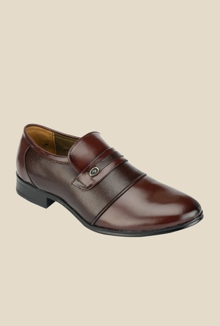 Khadim's Lazard Brown Casual Slip-Ons Khadim's Lazard Brown Casual Slip-Ons