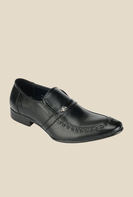 Khadim's Lazard Black Casual Slip-Ons Khadim's Lazard Black Casual Slip-Ons