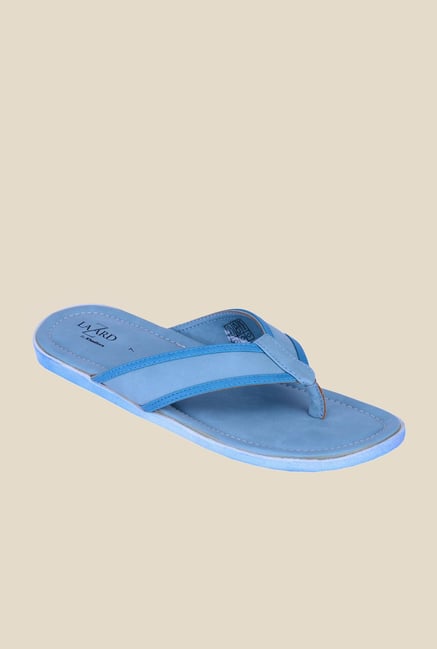 Khadim's Lazard Blue Thong Sandals Khadim's Lazard Blue Thong Sandals