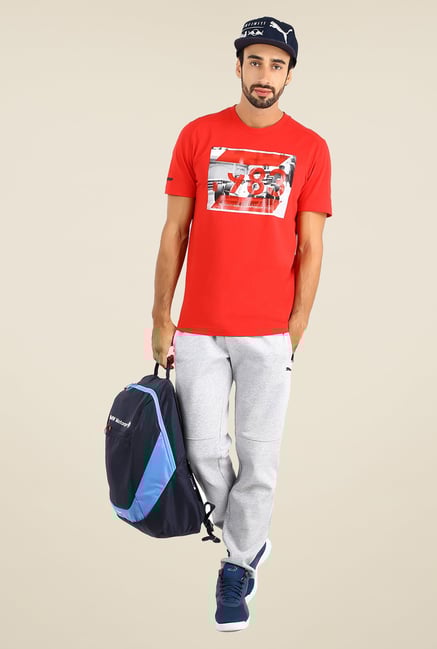 Puma Red Graphic Print T Shirt Puma Red Graphic Print T Shirt