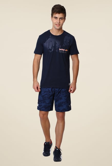 Puma Navy Graphic Print T Shirt Puma Navy Graphic Print T Shirt