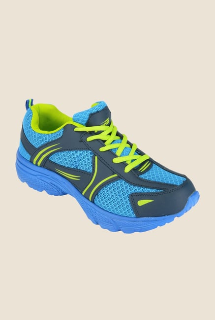 Khadim's Pro Blue & Green Running Shoes Khadim's Pro Blue & Green Running Shoes