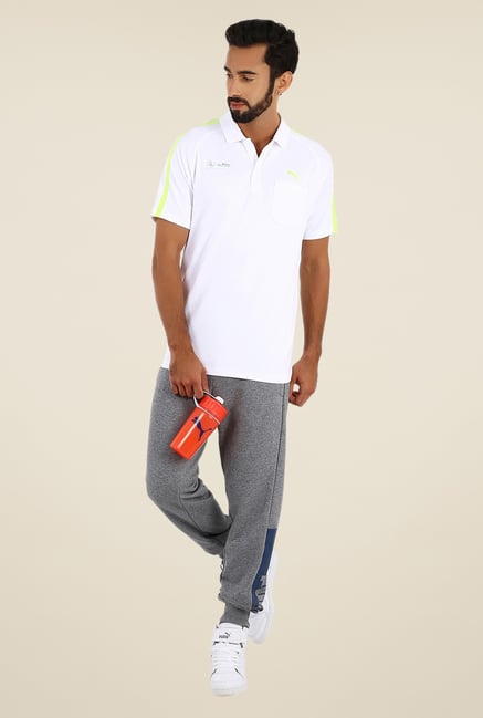 Puma White Polo T Shirt Puma White Polo T Shirt