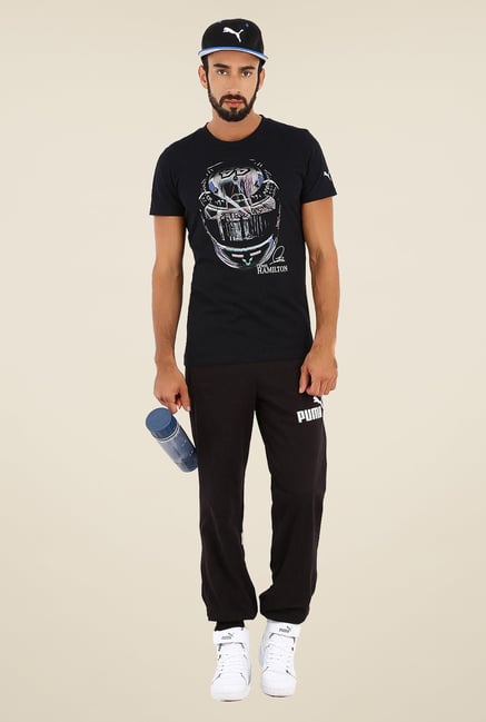 Puma Black Graphic Print T Shirt Puma Black Graphic Print T Shirt