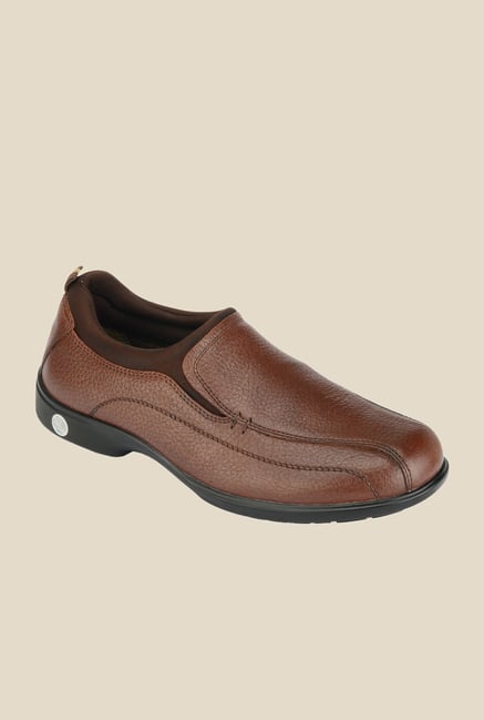 Khadim's British Walkers Brown Slip-Ons Khadim's British Walkers Brown Slip-Ons