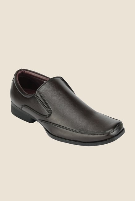 Khadim's Lazard Brown Slip-Ons Khadim's Lazard Brown Slip-Ons