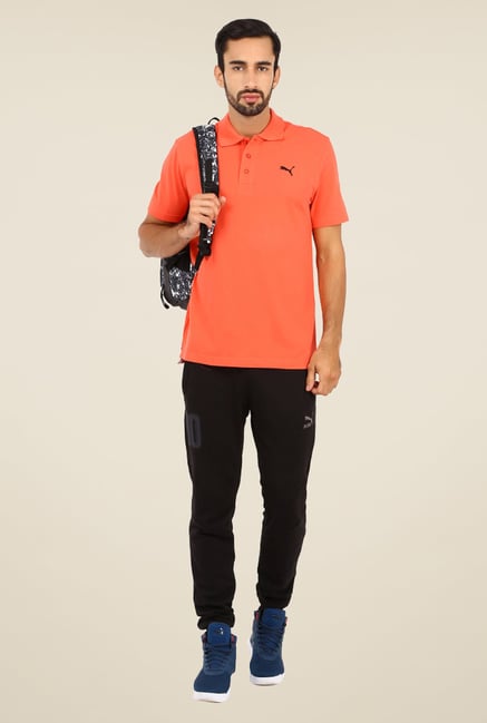 Puma Peach Polo T Shirt Puma Peach Polo T Shirt