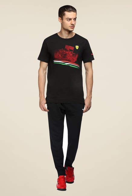 Puma Black Printed T Shirt Puma Black Printed T Shirt